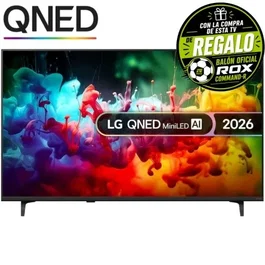 LG QNED evo AI 50QNED72B6B 50 pulgadas 4K Ultra HD Smart TV Negro